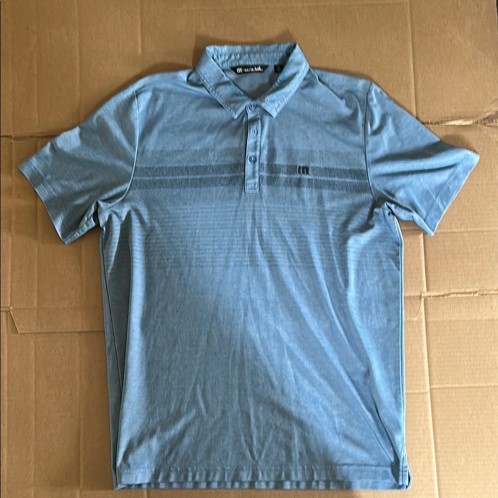 Travis Mathew Light Blue Polo Shirt